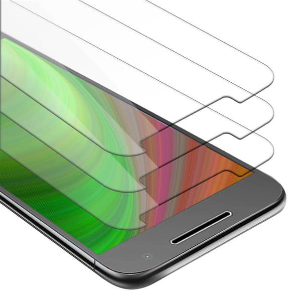 3x Skjermbeskytter Skärmskyddtil til Motorola MOTO G4 / G4 PLUS Herdet Skjermglass