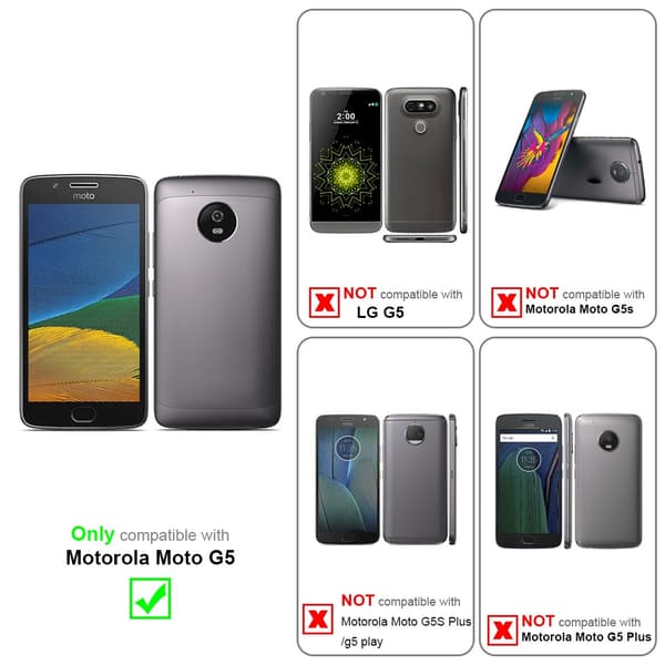 3x Motorola MOTO G5 Karkaistu lasi / Suojalasi näytönsuoja Suojakalvo 9H kovuudella ja 3D Touch -yhteensopivuudella