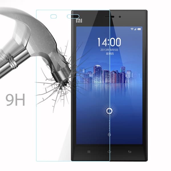 Xiaomi Mi 3 Skærmbeskytter Beskyttelsesglas
