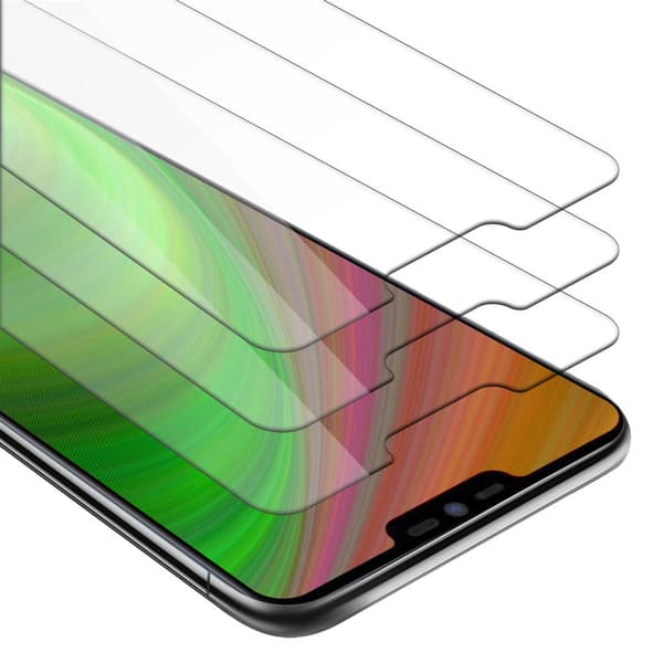 3x Skjermbeskytter Skärmskyddtil til LG G7 ThinQ / FIT / ONE Herdet Skjermglass
