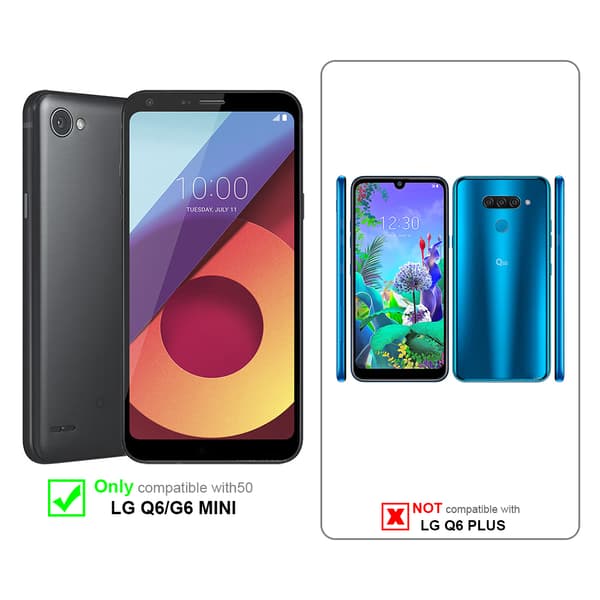 3x LG Q6 / G6 MINI Karkaistu lasi / Suojalasi näytönsuoja Suojakalvo 9H kovuudella ja 3D Touch -yhteensopivuudella