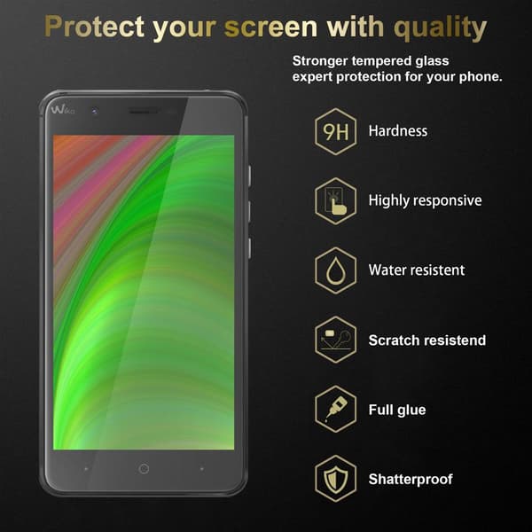 WIKO HARRY 3 Skærmbeskytter Beskyttelsesglas