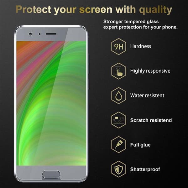 Honor 9 3x Skärmskydd Skyddsglas Skyddsfilm Härdat (Tempered)-glas för skydd