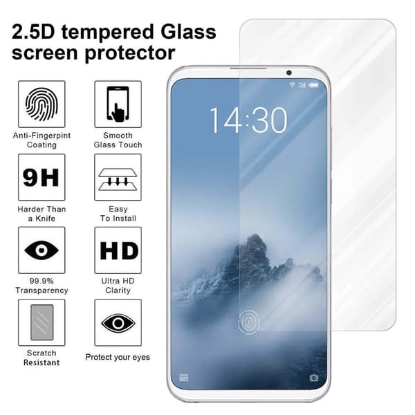 Skyddsfilm för MEIZU 16TH Skärmskydd Skyddsglas Härdat (Tempered)-glas för skydd