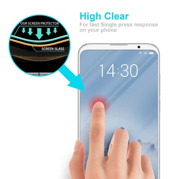 Skyddsfilm för MEIZU 16TH Skärmskydd Skyddsglas Härdat (Tempered)-glas för skydd