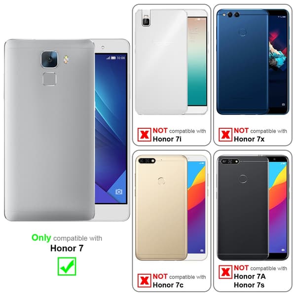 3x Skjermbeskytter Skärmskyddtil til Honor 7 Herdet Skjermglass