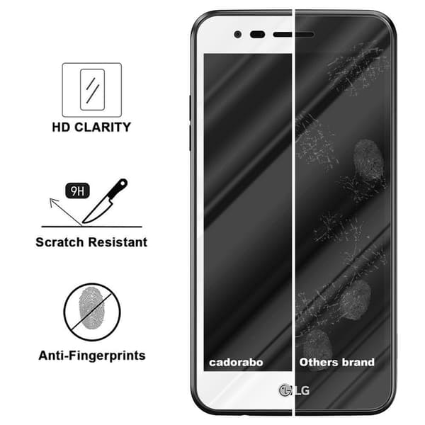 LG K4 2017 Karkaistu lasi / Suojalasi näytönsuoja Fullscreen Armour Film näytön suojakalvo 9H kovuudella ja 3D Touch