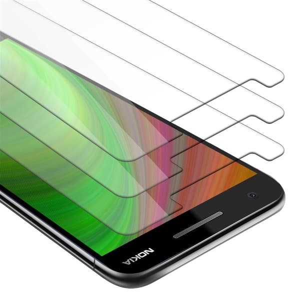 3x Skjermbeskytter Skärmskyddtil til Nokia 2.1 Herdet Skjermglass