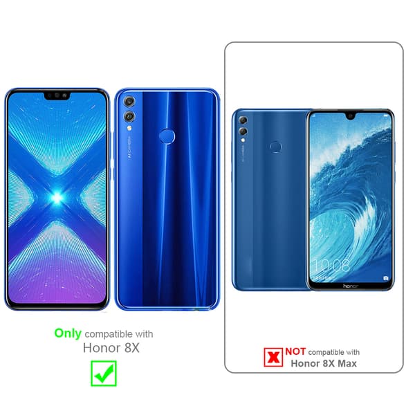 Honor 8X 3x Skärmskydd Skyddsglas Skyddsfilm Härdat (Tempered)-glas för skydd