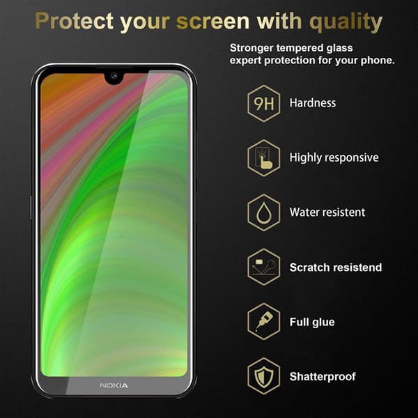 Nokia 2.2 Skærmbeskytter Beskyttelsesglas
