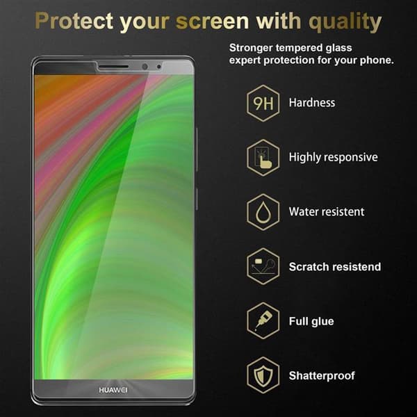 Huawei MATE 8 3x Skärmskydd Skyddsglas Skyddsfilm Härdat (Tempered)-glas för skydd