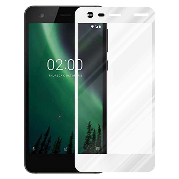 Skyddsglas för Nokia 2 2017 Skyddsfilm Skärmskydd Full Screen Härdat (Tempered)-glas för skydd