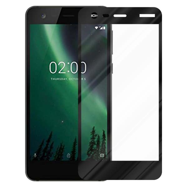 Skyddsglas för Nokia 2 2017 Skyddsfilm Skärmskydd Full Screen Härdat (Tempered)-glas för skydd