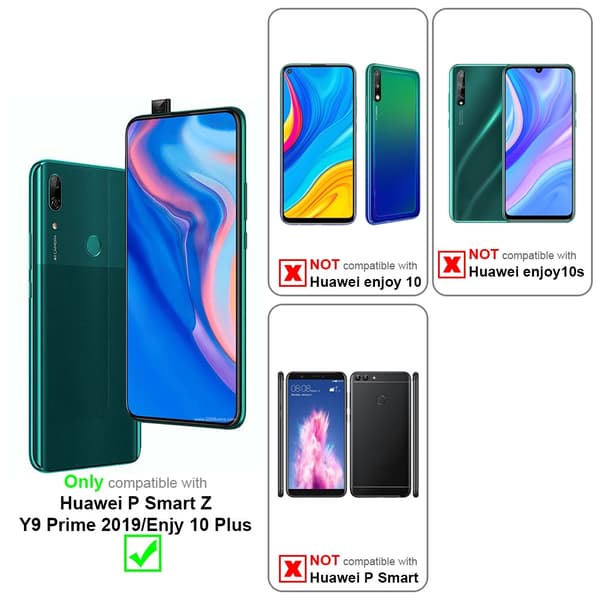 3x Huawei P SMART Z / Y9 PRIME 2019 / Enjoy 10 PLUS Karkaistu lasi / Suojalasi näytönsuoja Suojakalvo 9H kovuudella ja 3D Touch -yhteensopivuudella