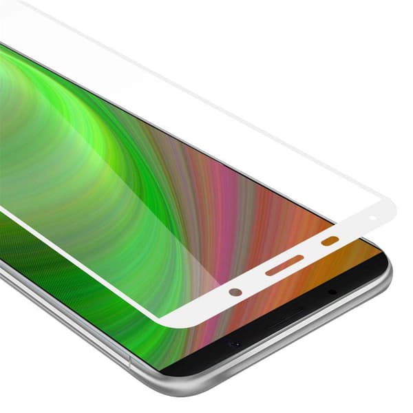 Skjermbeskytter Skärmskyddtil til Huawei MATE 10 PRO Herdet Skjermglass Full Skjerm TRANSPARENT med HVIT