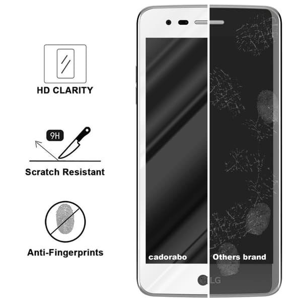 Skyddsglas för LG K8 2017 Skyddsfilm Skärmskydd Full Screen Härdat (Tempered)-glas för skydd