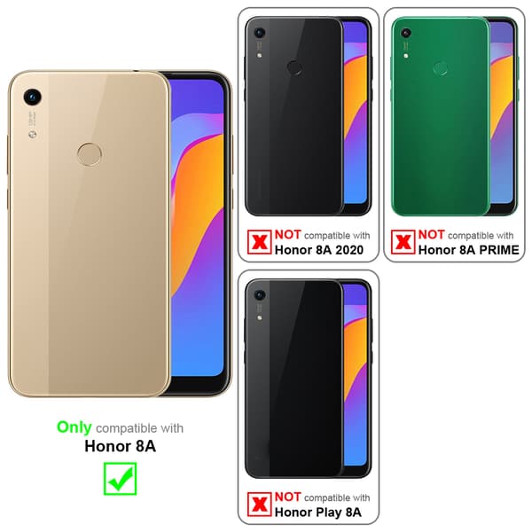 Honor 8A Suojakalvo Karkaistu lasi / Suojalasi näytönsuoja 9H kovuudella ja 3D-kosketusyhteensopivuudella