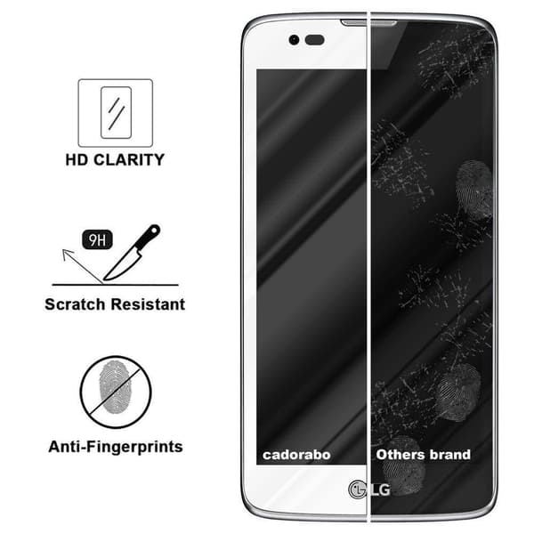 LG K7 2016 Karkaistu lasi / Suojalasi näytönsuoja Fullscreen Armour Film näytön suojakalvo 9H kovuudella ja 3D Touch