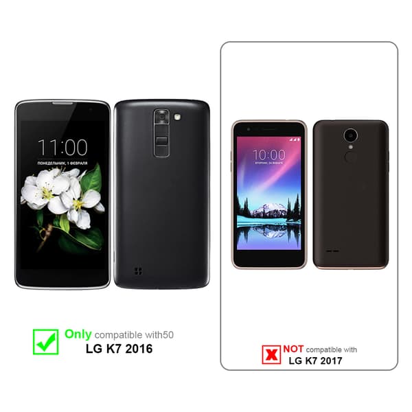 LG K7 2016 Karkaistu lasi / Suojalasi näytönsuoja Fullscreen Armour Film näytön suojakalvo 9H kovuudella ja 3D Touch