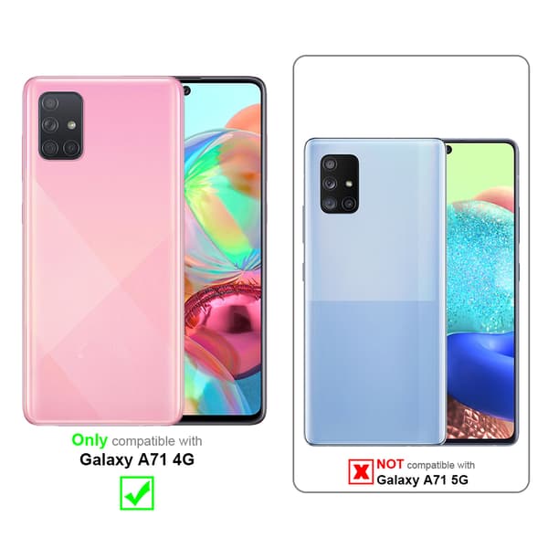 Skjermbeskytter Skärmskyddtil til Samsung Galaxy A71 4G Herdet Skjermglass
