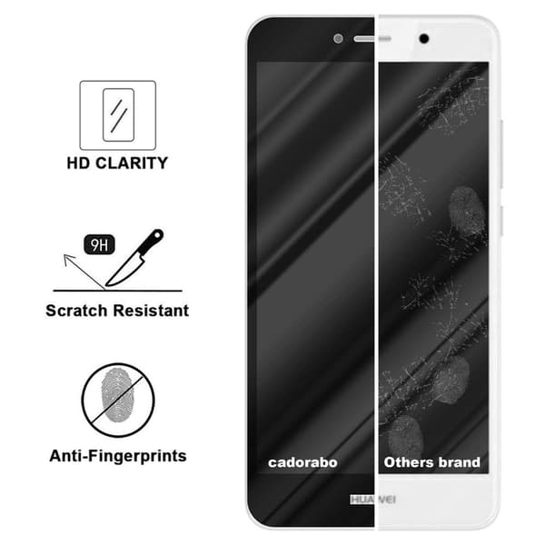 Huawei Enjoy 7 PLUS Karkaistu lasi / Suojalasi näytönsuoja Fullscreen Armour Film näytön suojakalvo 9H kovuudella ja 3D Touch