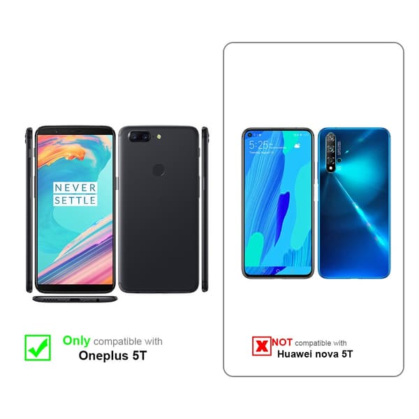 Skjermbeskytter Skärmskyddtil til OnePlus 5T Herdet Skjermglass