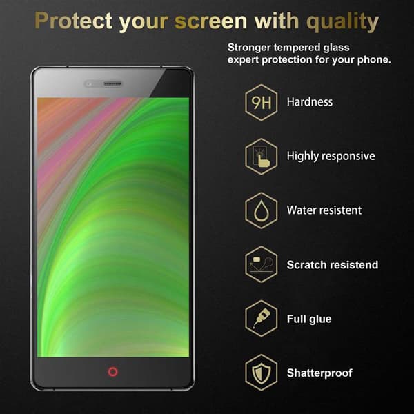 Skyddsfilm för ZTE Nubia Z9 MAX Skärmskydd Skyddsglas Härdat (Tempered)-glas för skydd