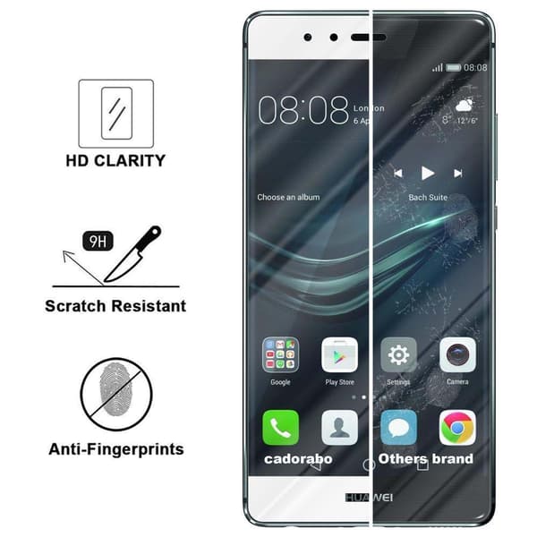 Huawei P9 PLUS Karkaistu lasi / Suojalasi näytönsuoja Fullscreen Armour Film näytön suojakalvo 9H kovuudella ja 3D Touch