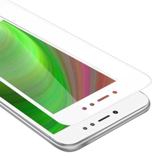 Skyddsglas för Xiaomi RedMi NOTE 5A PRIME Skyddsfilm Skärmskydd Full Screen Härdat (Tempered)-glas för skydd TRANSPARENT med VIT
