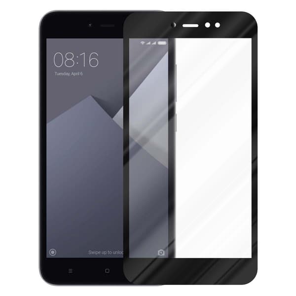 Skyddsglas för Xiaomi RedMi NOTE 5A PRIME Skyddsfilm Skärmskydd Full Screen Härdat (Tempered)-glas för skydd