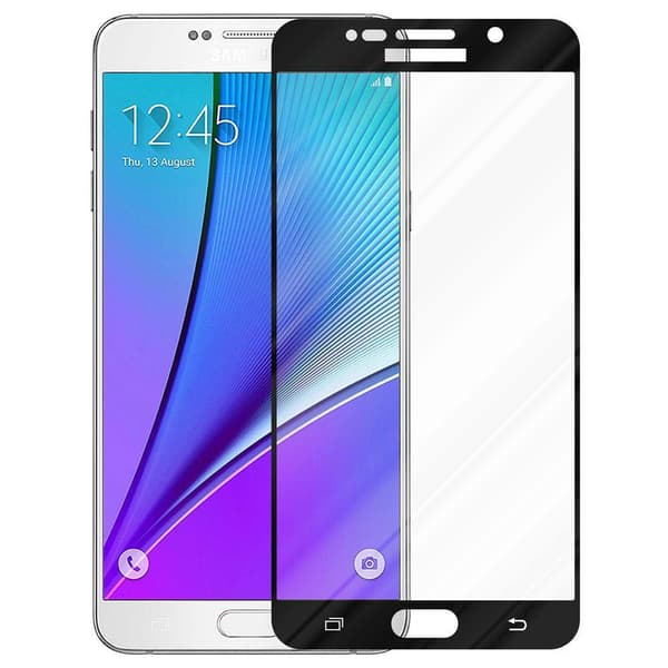 Skjermbeskytter Skärmskyddtil til Samsung Galaxy NOTE 5 Herdet Skjermglass Full Skjerm