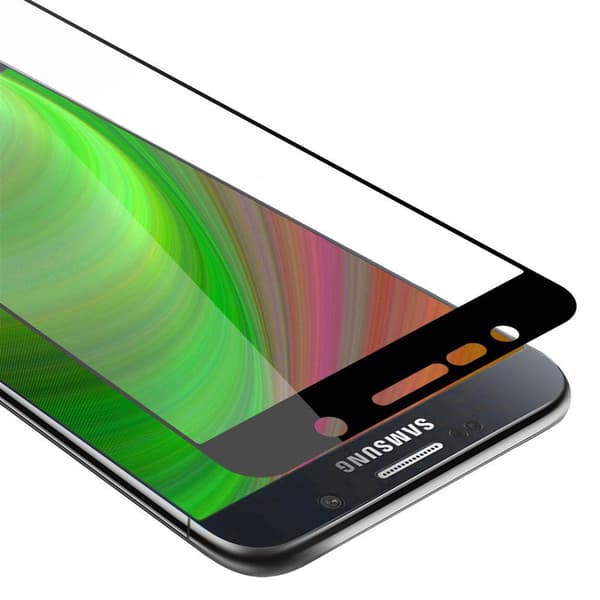 Skjermbeskytter Skärmskyddtil til Samsung Galaxy NOTE 5 Herdet Skjermglass Full Skjerm TRANSPARENT med SVART