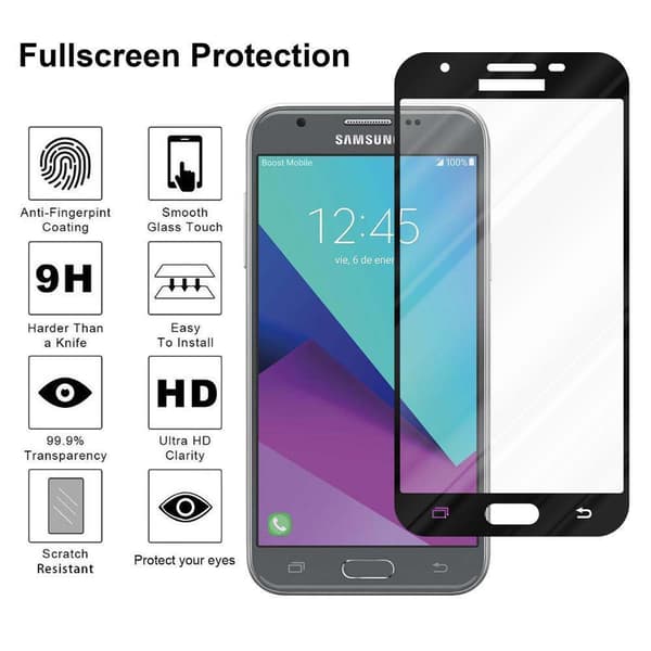 Samsung Galaxy J5 2017 Karkaistu lasi / Suojalasi näytönsuoja Fullscreen Armour Film näytön suojakalvo 9H kovuudella ja 3D Touch