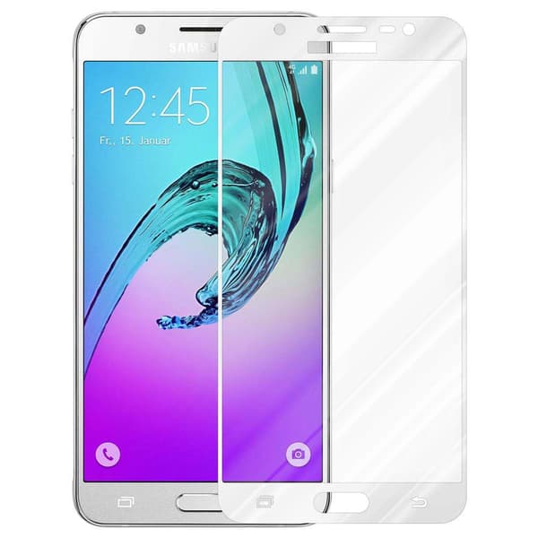 Skjermbeskytter Skärmskyddtil til Samsung Galaxy J7 2016 Herdet Skjermglass Full Skjerm