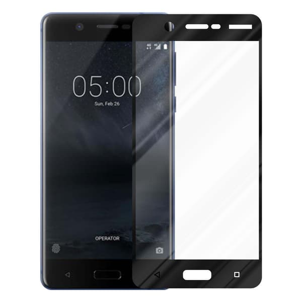 Nokia 5.1 Karkaistu lasi / Suojalasi näytönsuoja Fullscreen Armour Film näytön suojakalvo 9H kovuudella ja 3D Touch
