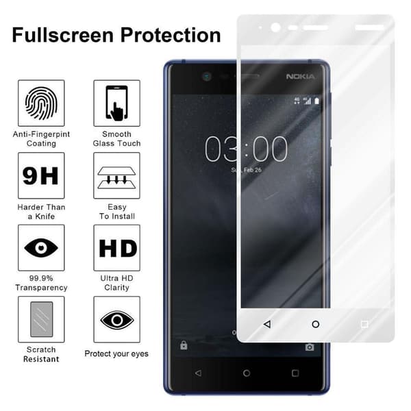 Skærmbeskytter Nokia 3.1 Beskyttelsesglas