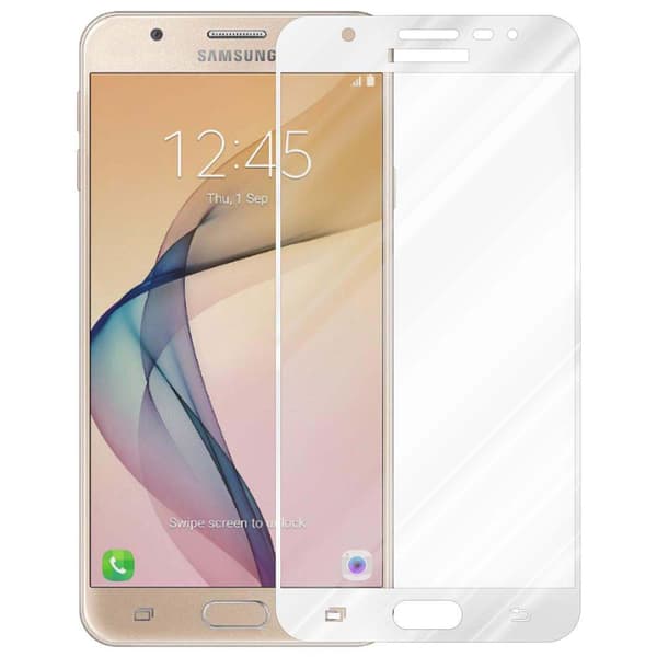 Skjermbeskytter Skärmskyddtil til Samsung Galaxy J5 PRIME / ON5 Herdet Skjermglass Full Skjerm
