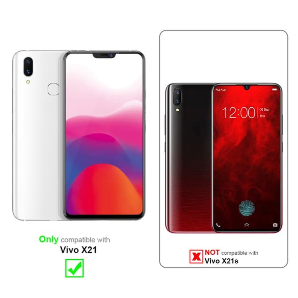 Vivo X21 3x Skärmskydd Skyddsglas Skyddsfilm Härdat (Tempered)-glas för skydd