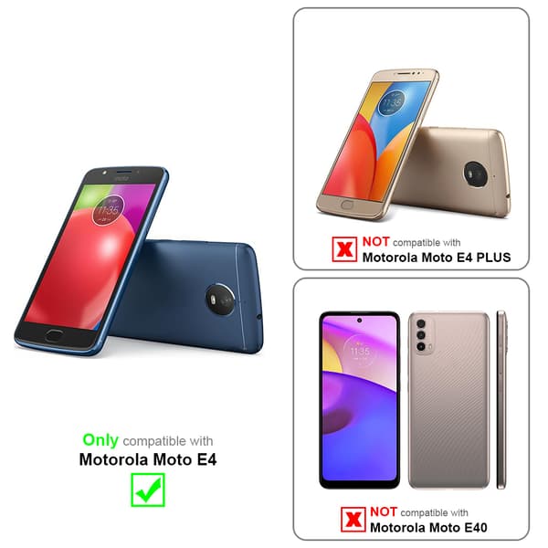 Motorola MOTO E4 Karkaistu lasi / Suojalasi näytönsuoja Fullscreen Armour Film näytön suojakalvo 9H kovuudella ja 3D Touch