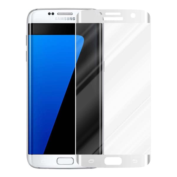 Skjermbeskytter Skärmskyddtil til Samsung Galaxy S7 EDGE Herdet Skjermglass Full Skjerm