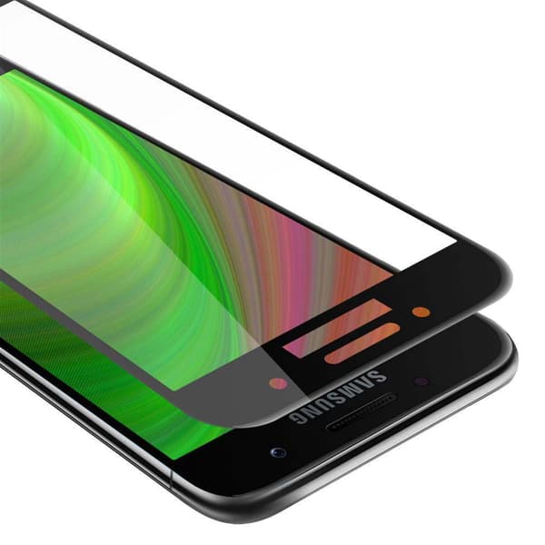 Skærmbeskytter Samsung Galaxy A7 2017 Beskyttelsesglas TRANSPARENT med SORT