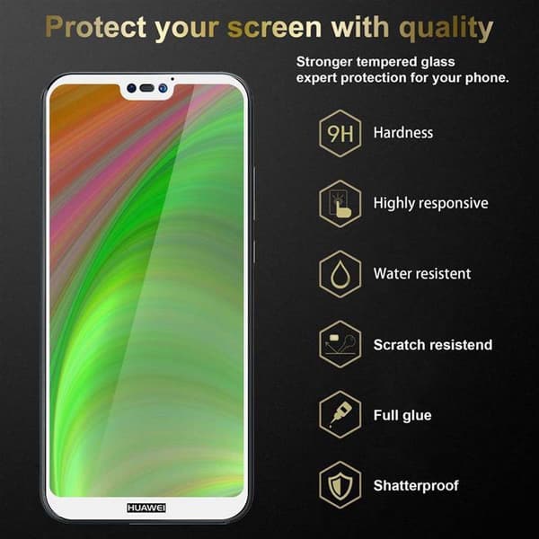 Skærmbeskytter Huawei P20 LITE 2018 / NOVA 3E Beskyttelsesglas