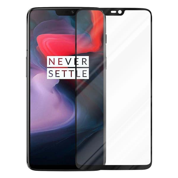 OnePlus 6 Karkaistu lasi / Suojalasi näytönsuoja Fullscreen Armour Film näytön suojakalvo 9H kovuudella ja 3D Touch