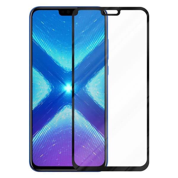 Skjermbeskytter Skärmskyddtil til Honor 8X Herdet Skjermglass Full Skjerm