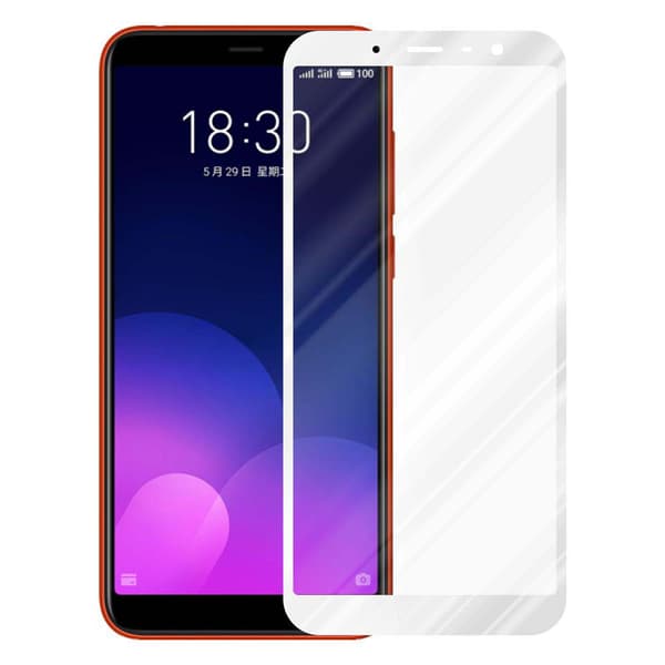 Skyddsglas för MEIZU M6T Skyddsfilm Skärmskydd Full Screen Härdat (Tempered)-glas för skydd