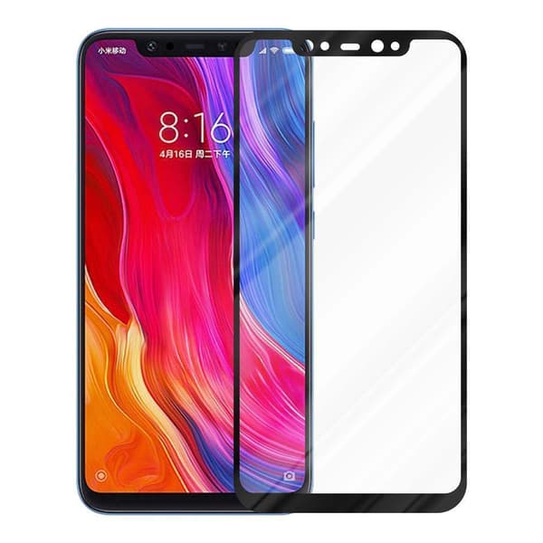 Xiaomi Mi 8 Karkaistu lasi / Suojalasi näytönsuoja Fullscreen Armour Film näytön suojakalvo 9H kovuudella ja 3D Touch