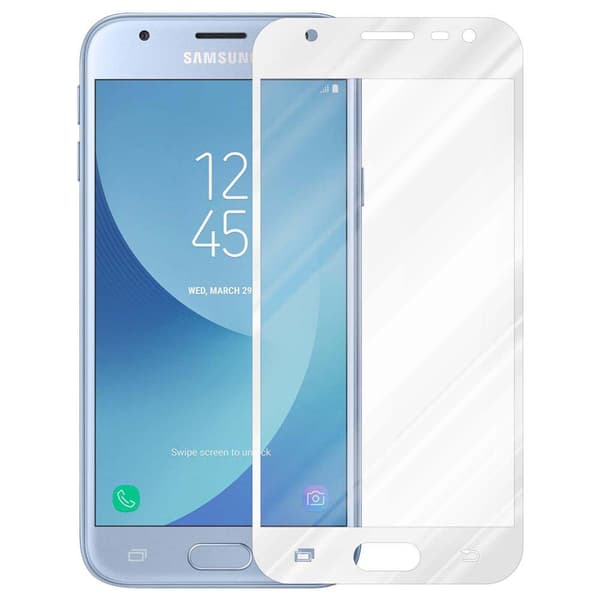 Samsung Galaxy J3 PRO Karkaistu lasi / Suojalasi näytönsuoja Fullscreen Armour Film näytön suojakalvo 9H kovuudella ja 3D Touch