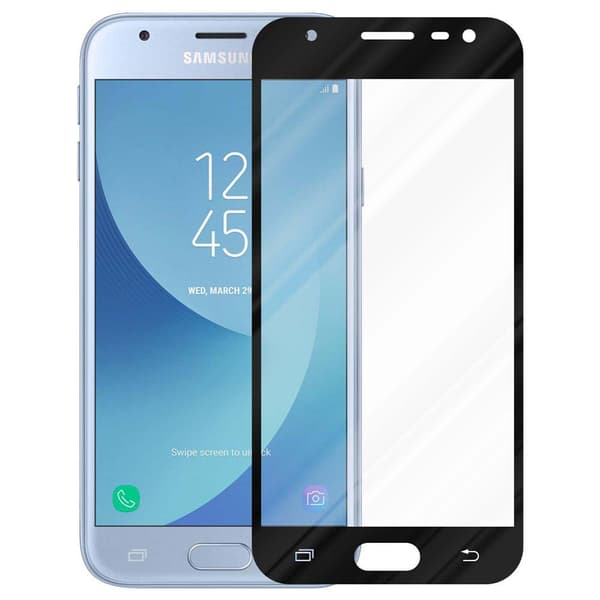 Samsung Galaxy J3 PRO Karkaistu lasi / Suojalasi näytönsuoja Fullscreen Armour Film näytön suojakalvo 9H kovuudella ja 3D Touch