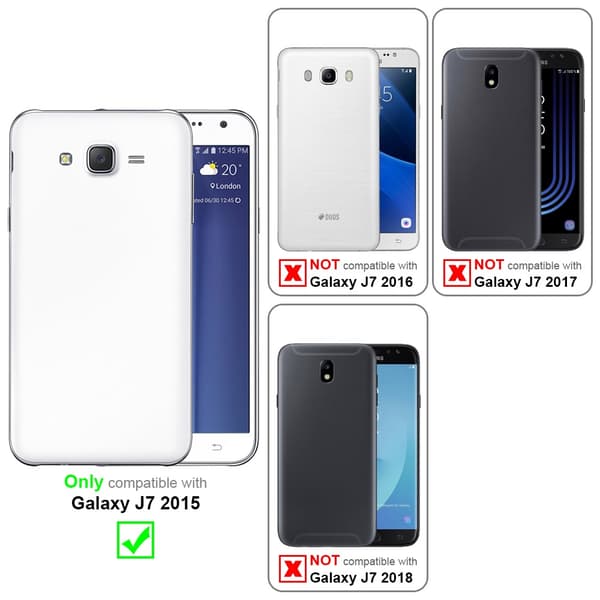 Samsung Galaxy J7 2015 Karkaistu lasi / Suojalasi näytönsuoja Fullscreen Armour Film näytön suojakalvo 9H kovuudella ja 3D Touch