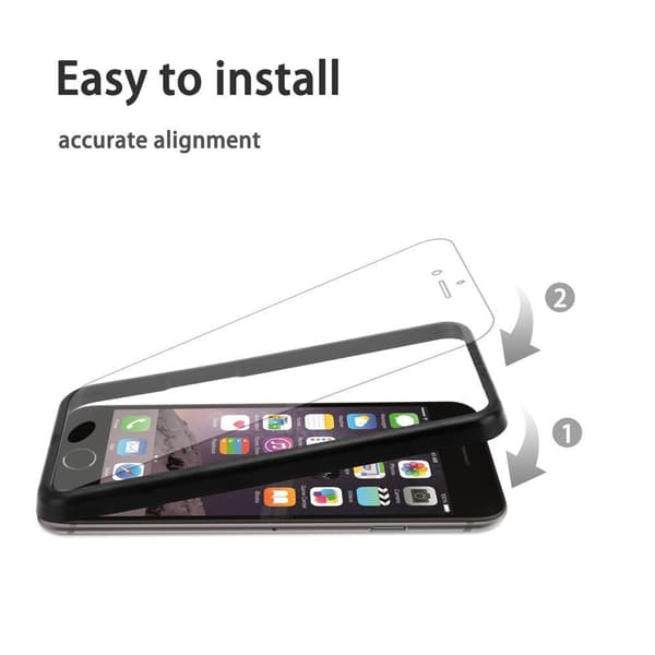 3x iPhone 7 / 7S / 8 / SE 2020 Karkaistu lasi / Suojalasi näytönsuoja Suojakalvo 3-pack karkaistu näytön suojalasi asennustuen kanssa
